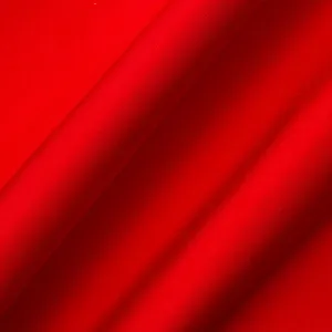 Bright Red Powerloom Silk Dupion