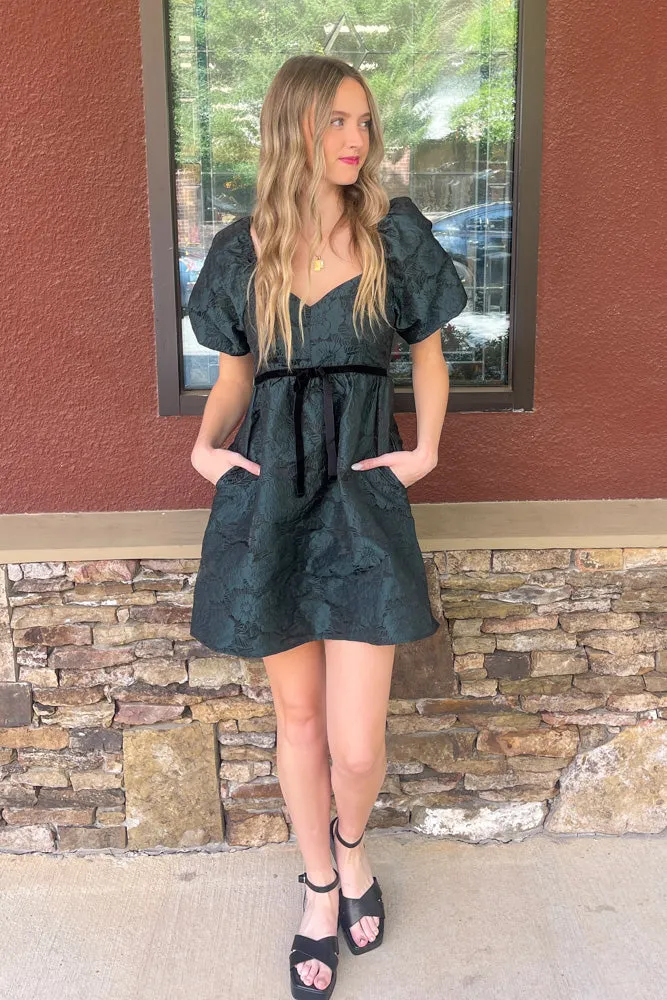 Forest Nights Dress-Green
