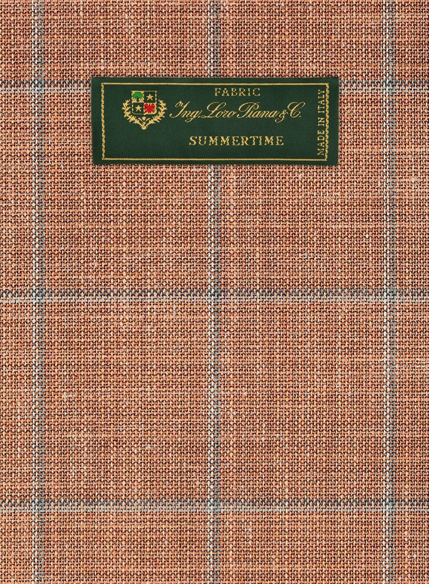 Loro Piana Marzia Wool Silk Linen Suit