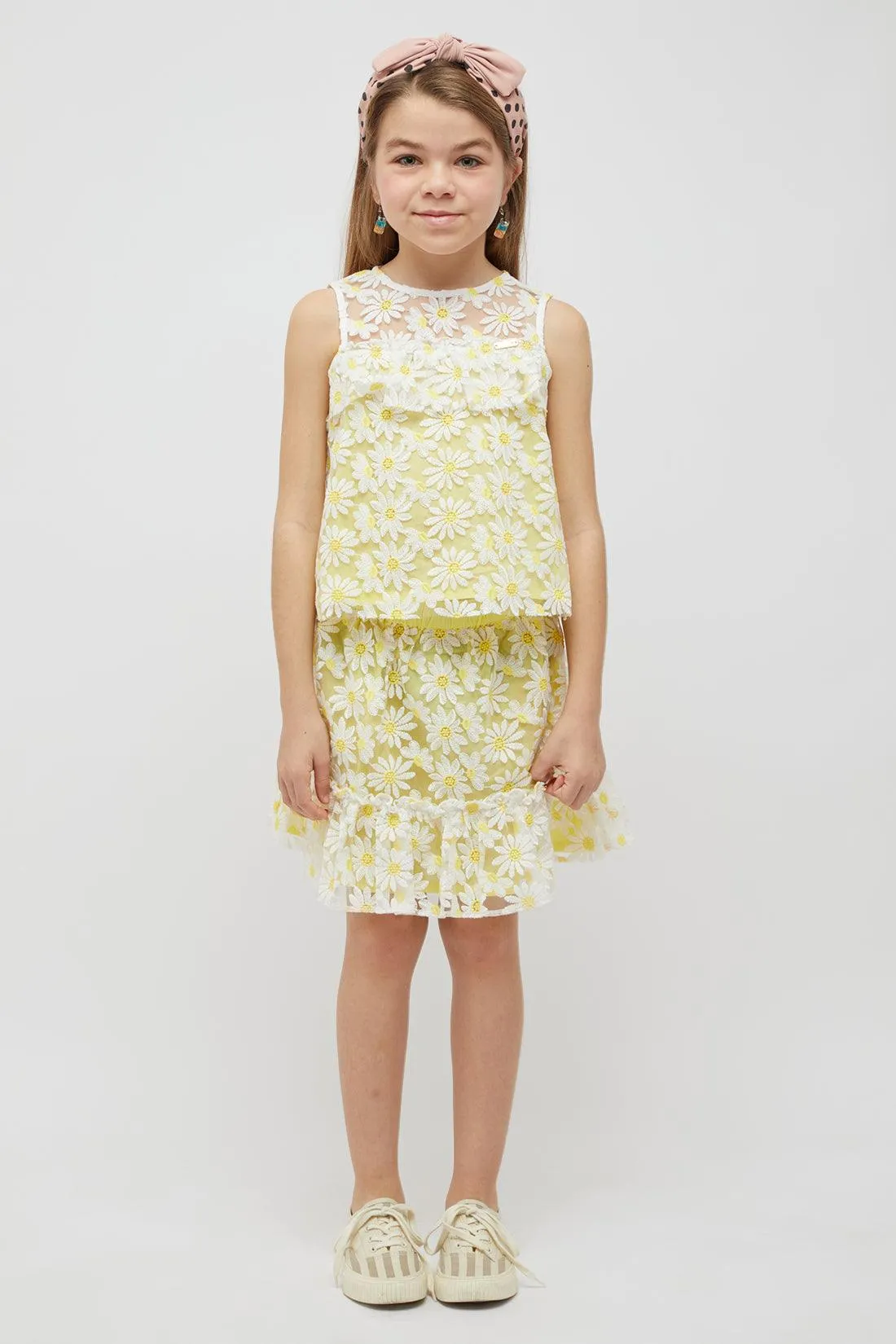 One Friday Yellow Floral Top