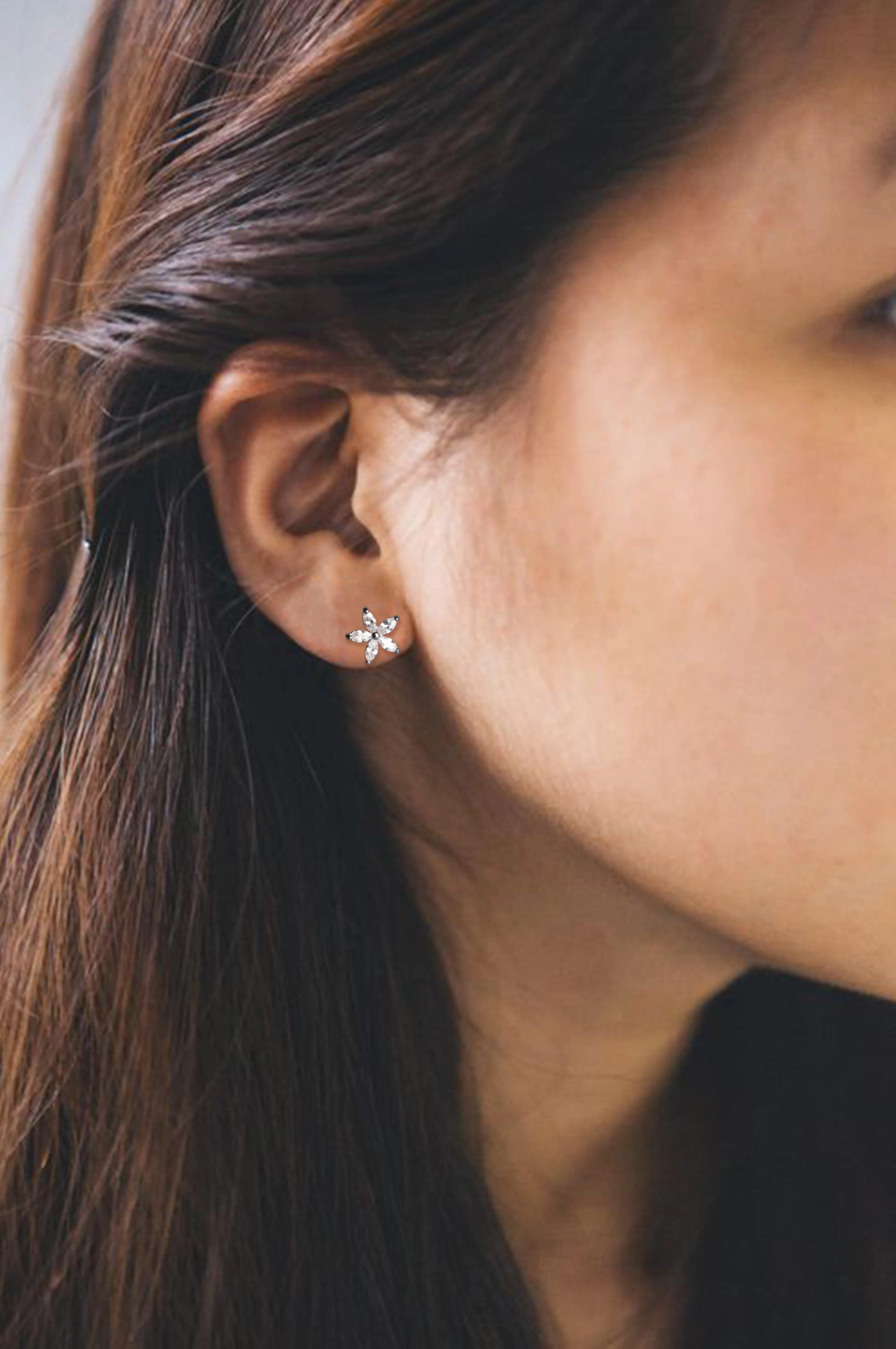 Ready For Spring Floral Sterling Silver Earrings