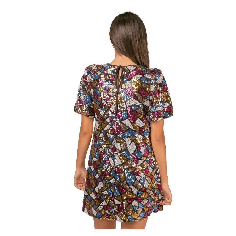 Sequin Mini Dress